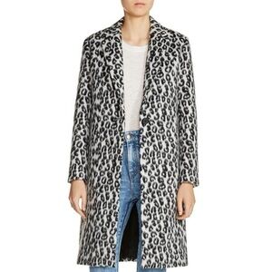 Leopard Print Women's Coat Duster Sweater